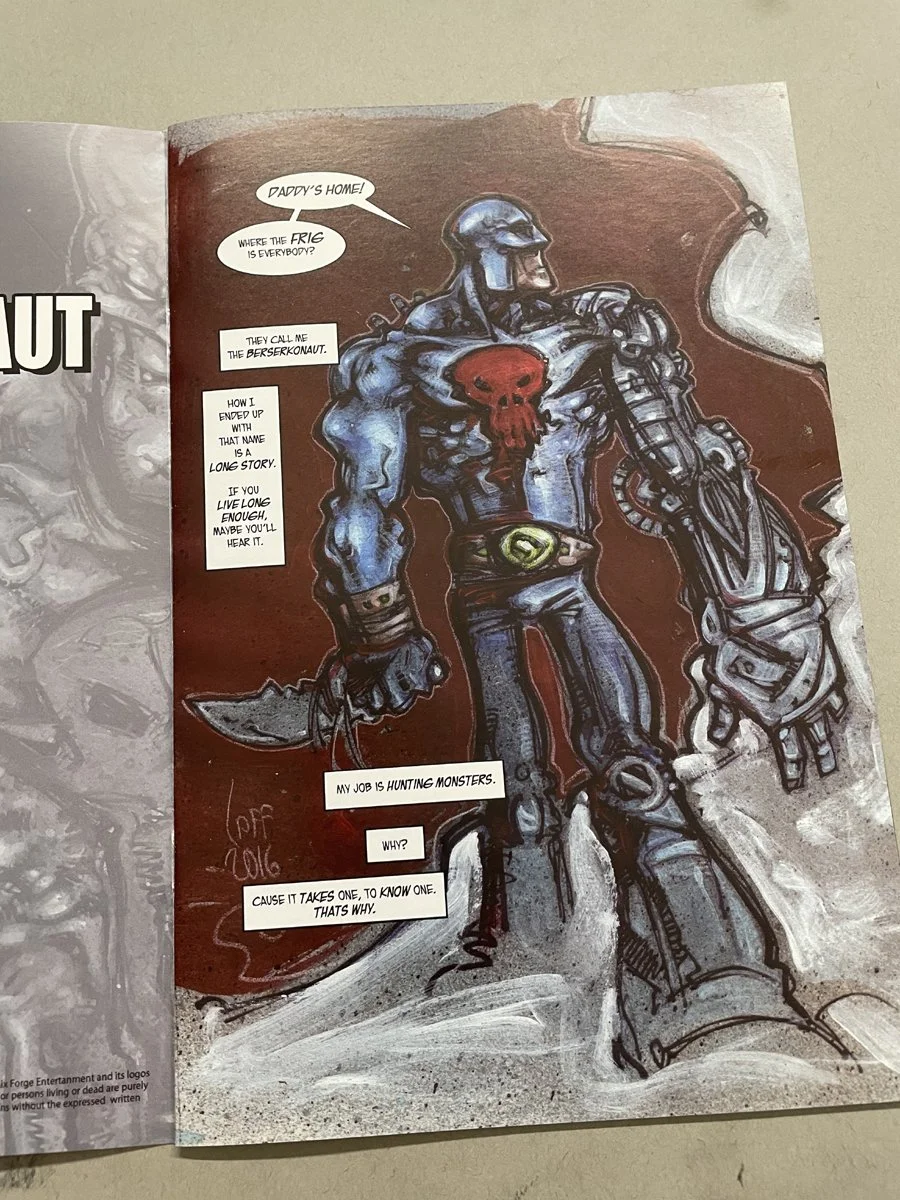 The Berserkonaut #1 by Jeff lafftery - Cyborg Zombie Apocalypse